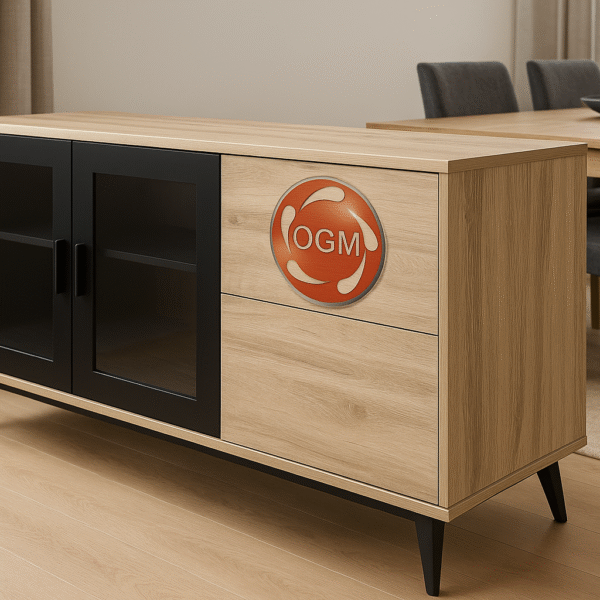 بوفيه تخزين مودرن خشبي – تصميم عصري من OGM