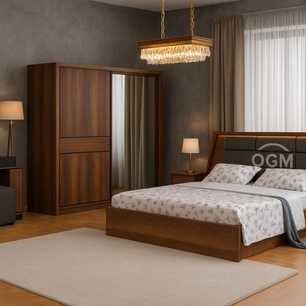 غرفة نوم مودرن كاملة 240 جرار – كونتر طبيعي | OGM