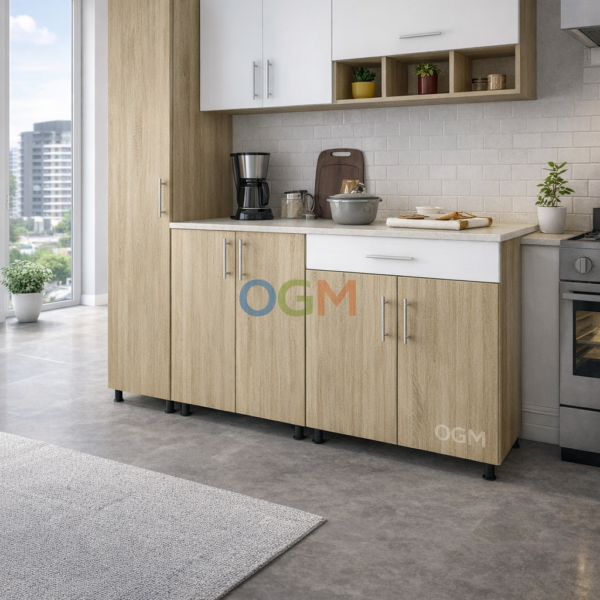وحدة تخزين مطبخ OGM – موديل 3 قطع